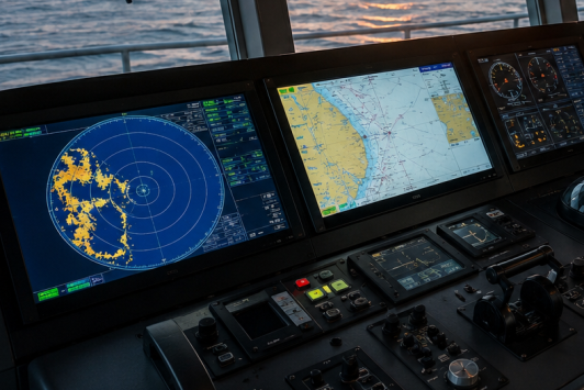 ECDIS Type-Approved Marine Monitors